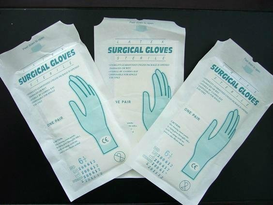 disposable latex medical gloves OEM 2