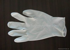 disposable latex examination gloves