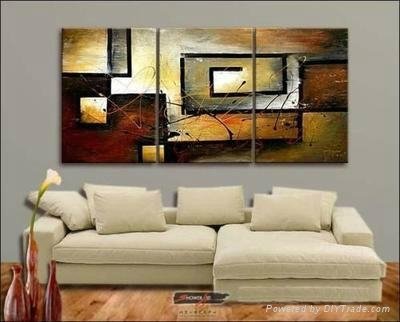 100% handmade oil paintings with stretched frame 2