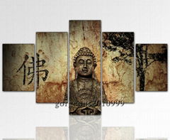 Hand painted oil paintings on canvas - Buddha