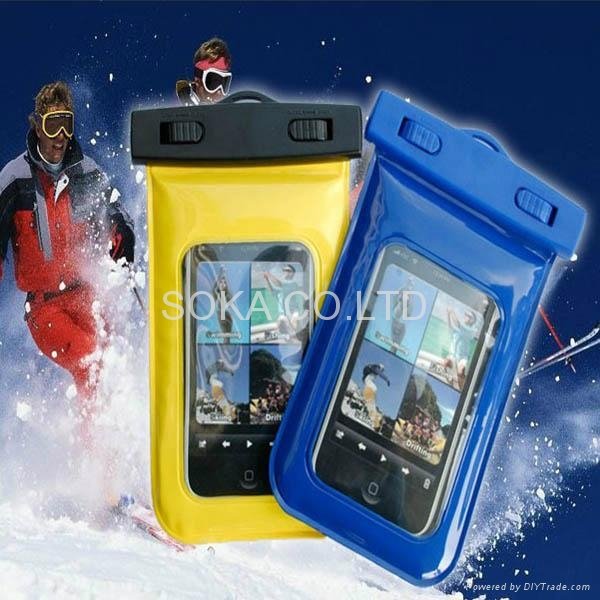 cheap waterproof Clear PVC phone bag from china 5