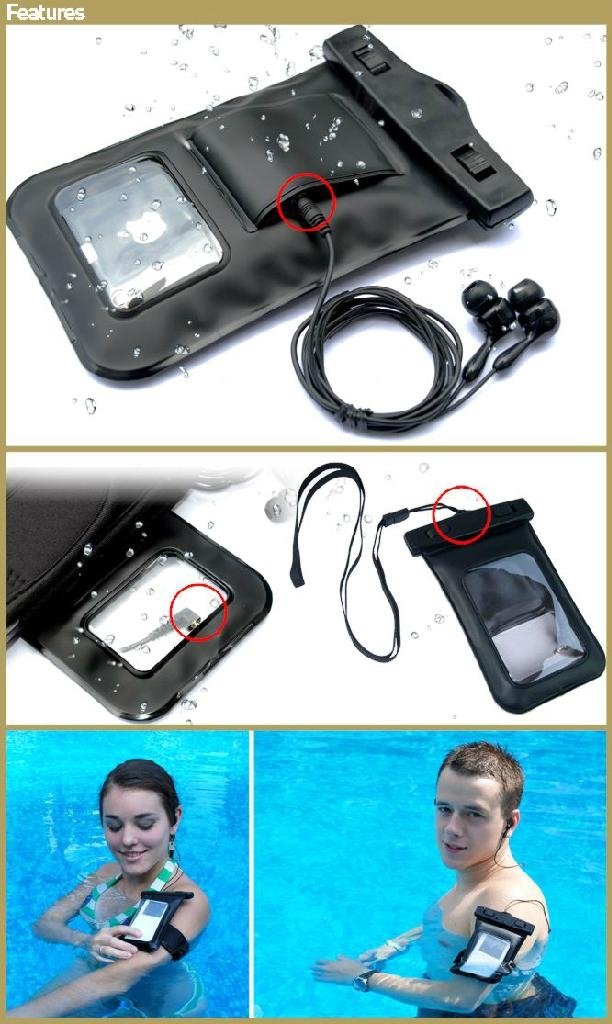 2013 new product underwater plastic phone bag for samsung galaxy s3 mini case 4