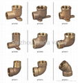 Bronze casting Elbow,Bronze Tube Fittings P22005-P22013 1