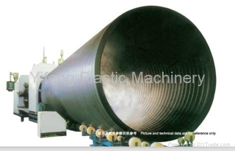 HDPE Large Calibre Hollowness Wall Winding Pipe Production Line 2