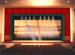 Velvet theater curtains
