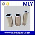 Strong Permanent Neodymium Custom Arc Magnet with Hole  2