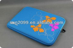 Colorful Flower Printing Laptop Sleeve