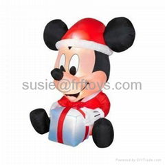 inflatable  cartoon character