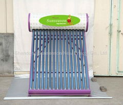 Non-pressure solar water heaters