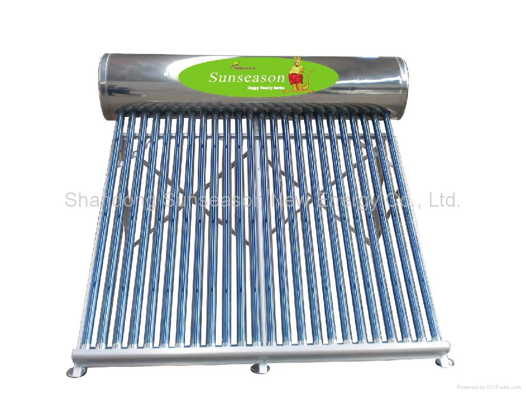 Compact unpressurized solar hot water heaters 2