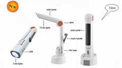 Dynamo Solar Lamp with Radio and Phone Charger 	