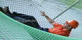 Green HDPE Construction Safety Net  3