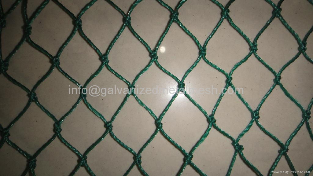 Anti-bird netting  made of PE PP with UV protection and nylon 4