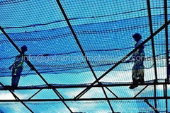 Building safety protecting sunshade net