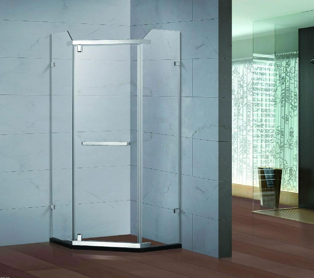 Framless hinge swing shower door-Diamond