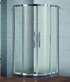 Semi-framless sliding stainless steel