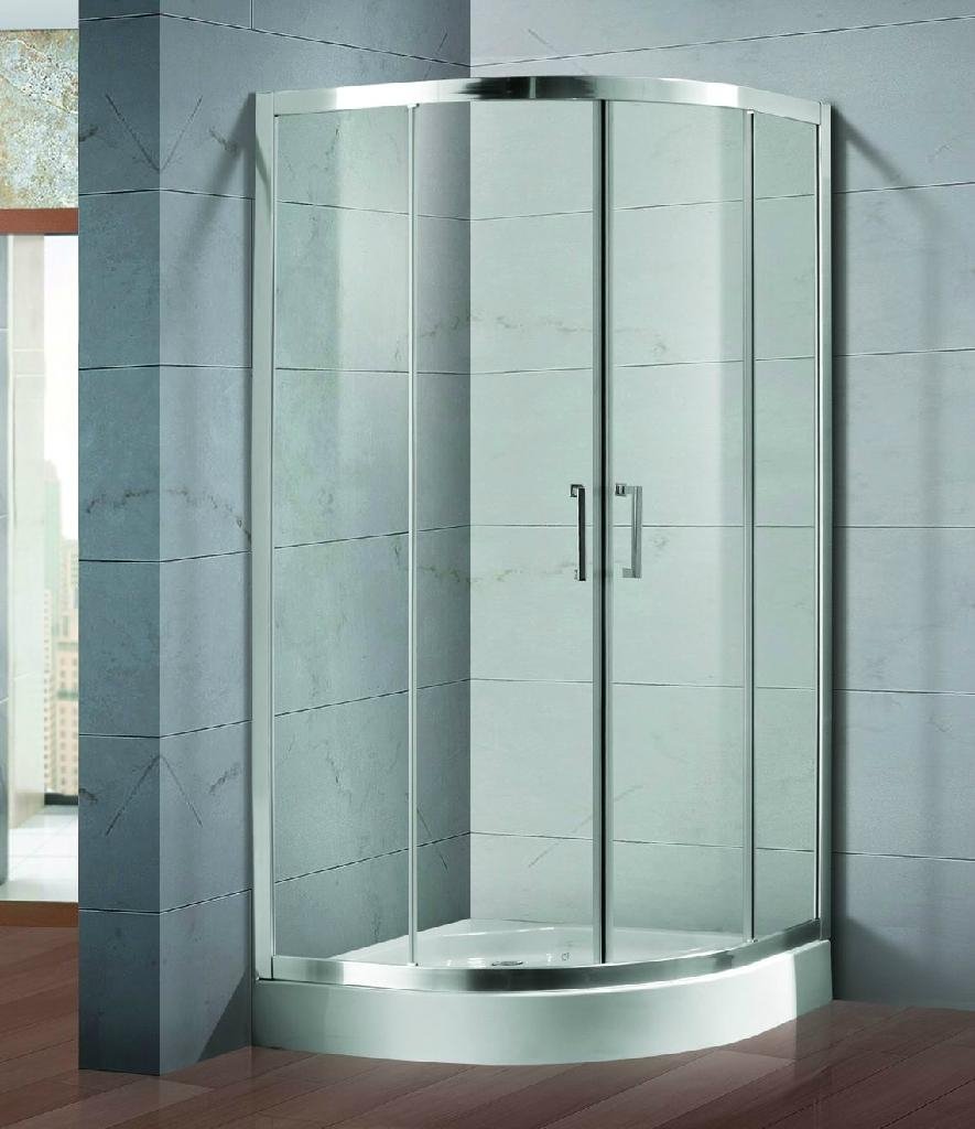 Semi framless sliding shower enclosure-Quadrant