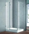 Framless hinge swing shower screen-Rectangle