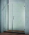 Framless hinge swing shower screen 1
