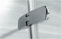 Framless hinge shower panel 2