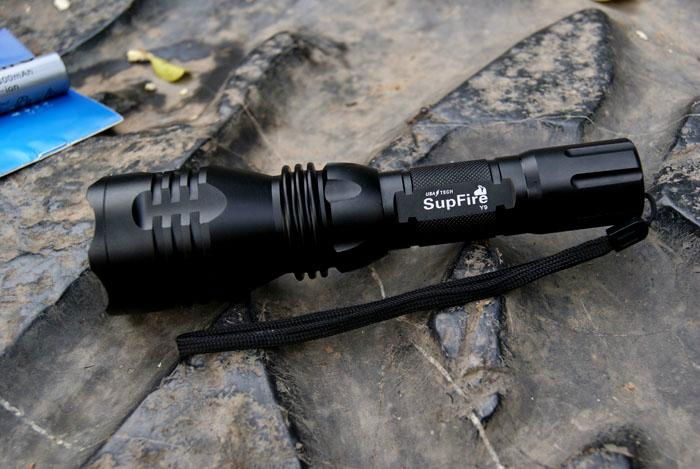 Super rechargeable Tactical LED Flashlight 3W Power 3