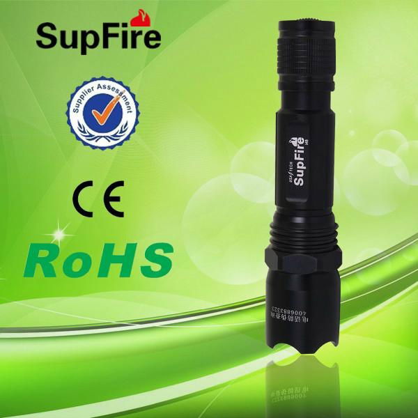 Supfire M8 Flashlight with Laser Powerful Waterproof