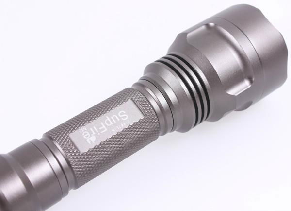 Recharger Waterproof Flashlight CREE Q5 LED with CE and RoHS 3