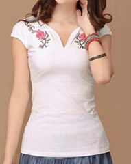 2013 national trend women's short-sleeved cotton T-Shirt 