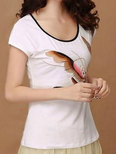2013 national trend women's short-sleeved cotton T-Shirt  3