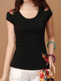 2013 national trend women's short-sleeved cotton T-Shirt  4