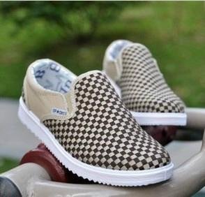 2013 summer breathable canvas shoes for men with fashion model 4