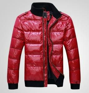 Clear Stock men cheapest warm red down coat free shipping