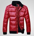 Clear Stock men cheapest warm red down coat free shipping