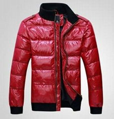 Clear Stock men cheapest warm red down coat free shipping