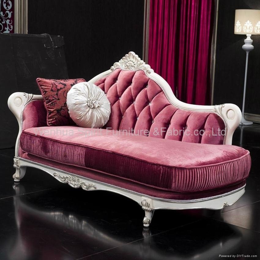 High quality Classical style wood carving sofa 4
