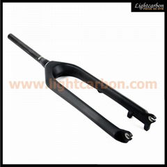 LIGHTCARBON black 29er hardtail carbon mtb fork 