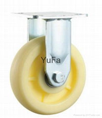 Heavy duty double ball bearing PP/PA caster