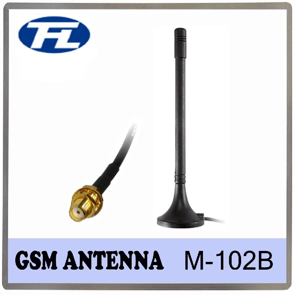 50 ohm TNC male connector GSM antenna with magnetic base 2