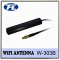 3dbi WIFI Antenna with RG cable MCX male connector 2.4G Center Frequency