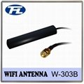 3dbi WIFI Antenna with RG cable MCX male connector 2.4G Center Frequency 2