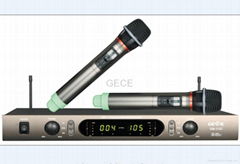 Dual channels UHF wireless microphone GM-315C