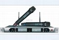 Dual channels UHF wireless microphone