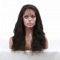 100% human virgin hair full lace wig 4