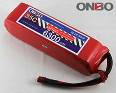 35C 6S 6300mah lipo battery
