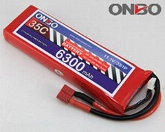 35C 6300mah  11.1V lipo battery