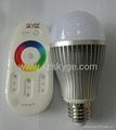 2.4G Touch screen RGB Bulb with remote