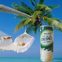 240ml coconut juice water drink in can 