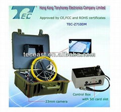 CE certificate 20-100m fiberglass cable pipeline endoscope inspection camera 