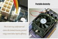 low noise 50mm 12v 24v dc fan 3