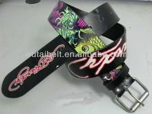 ,print belt with embossed logo